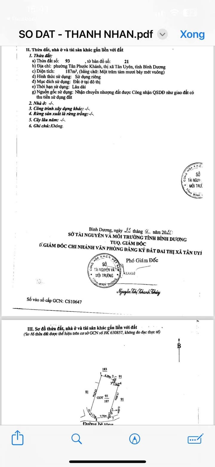 Nhà bán Tân Phước Khánh 187m² chỉ 2.1 tỷ - Gần chợ tiện lợi!