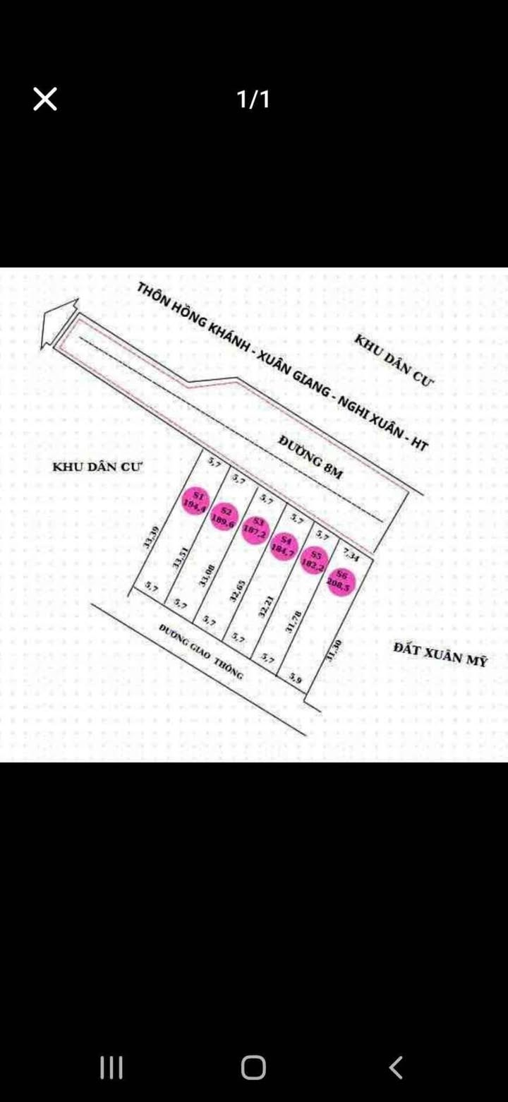 Đất nền Xuân Giang, Nghi Xuân, Hà Tĩnh 195m² giá chỉ từ 600 triệu - Cơ hội đầu tư tuyệt vời!