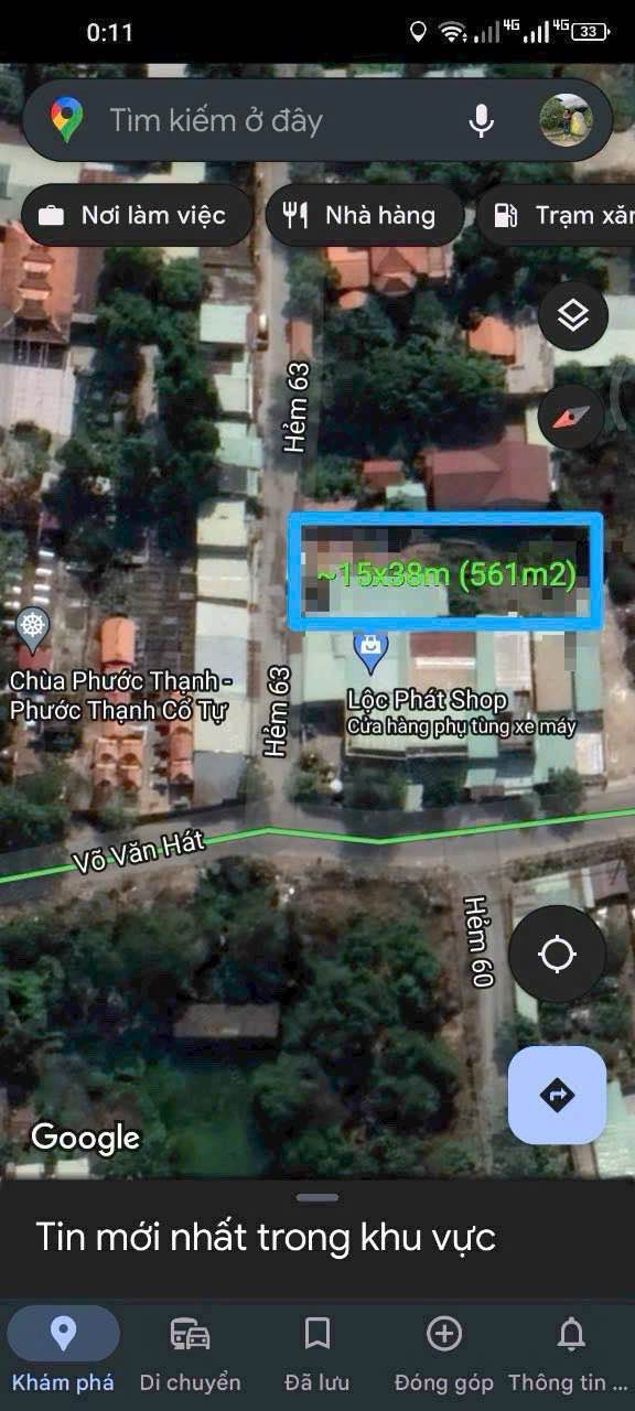 Đất nền đường Võ Văn Hát, quận 9, diện tích 561m² giá 25.245 tỷ - Cơ hội đầu tư tuyệt vời!