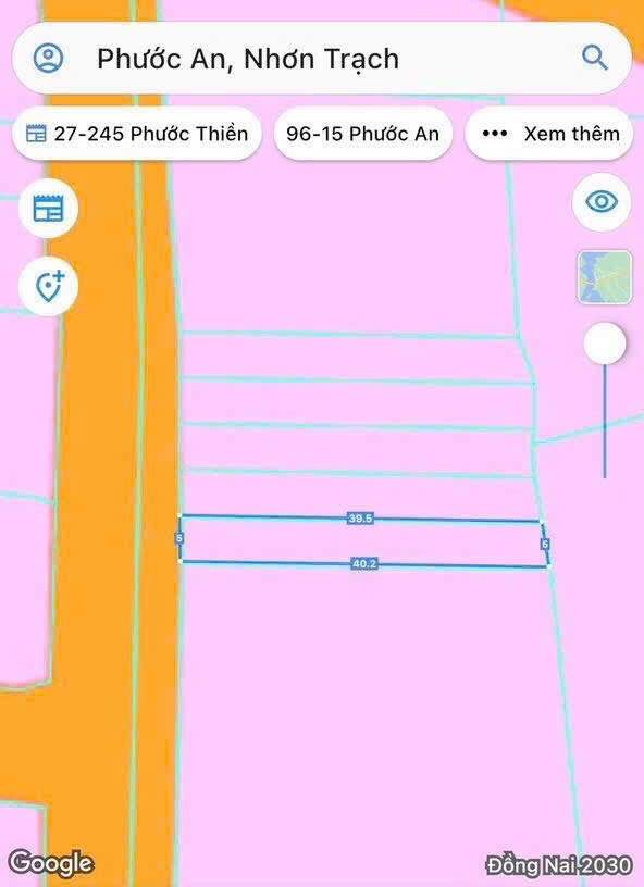 Đất nền đường Hùng Vương, xã Phước An 200m² giá 1.5 tỷ - Cơ hội đầu tư vàng!