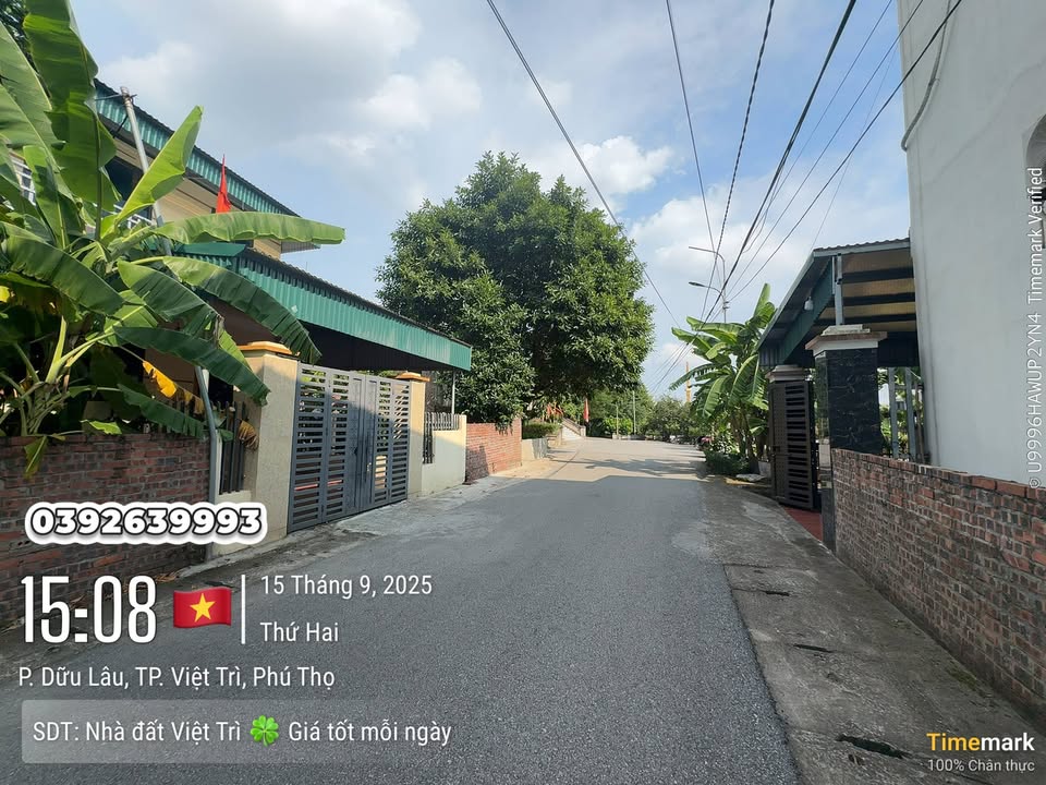 Đất nền Nguyễn Du, Việt Trì 126m² giá 4.25 tỷ - Vị trí chiến lược, đầu tư sinh lời!