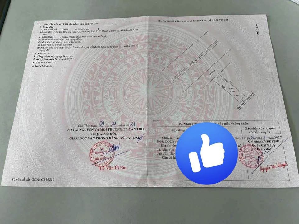 Đất nền KDC Phú An Cần Thơ 100m² giá 4.2 tỷ - Tiềm năng sinh lời cao!