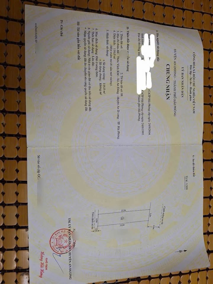 Đất nền An Đồng 116m² giá thỏa thuận - Mặt tiền đường Máng Nước