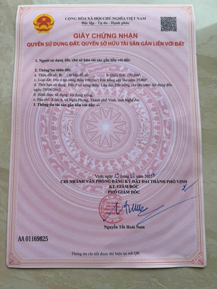 Đất mặt đường 26/3, Nghi Phong, Vinh 135m² giá 3.455 tỷ - Cơ hội đầu tư sinh lời!