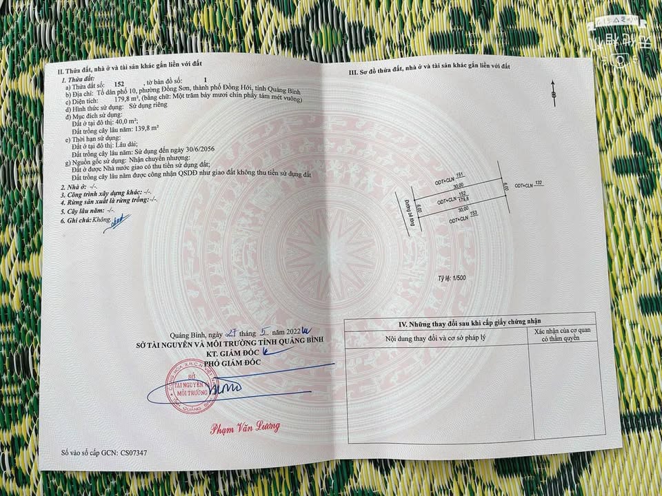 Đất dự án Đồng Sơn, Đồng Hới, Quảng Bình 180m² giá 599 triệu - Cơ hội đầu tư hấp dẫn!