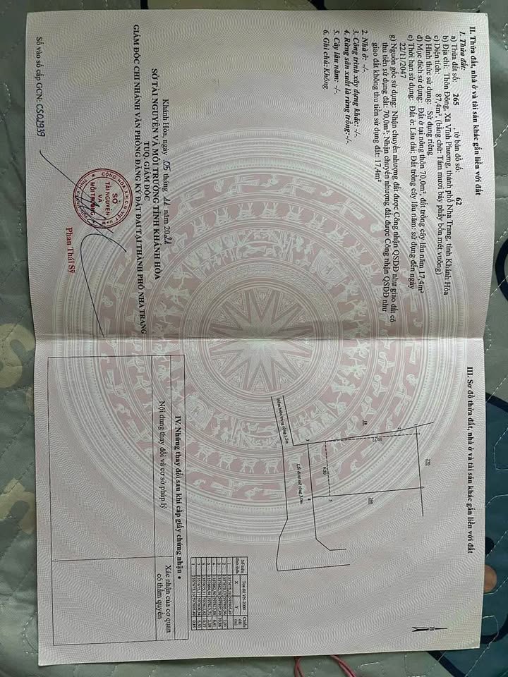 Nhà cấp 4 Thôn Đông, Vĩnh Phương, Nha Trang 87m² giá 1.6 tỷ - Sẵn sàng sang nhượng!