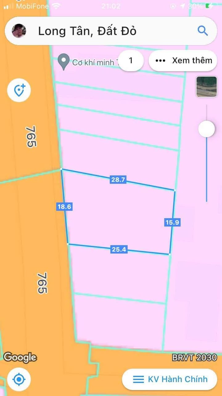 Đất mặt tiền Quốc lộ 765, Long Tân, 456.5m² - Chính chủ bán gấp!