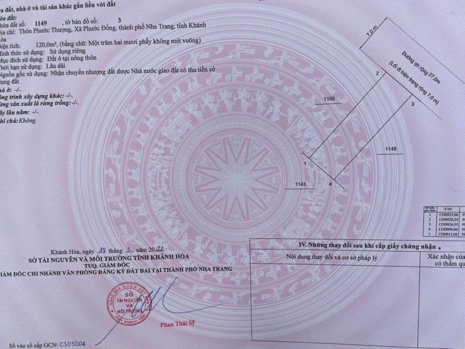 Đất đấu giá phường Nam Nha Trang 120m² giá 3.24 tỷ - Vị trí đắc địa gần dự án lớn!