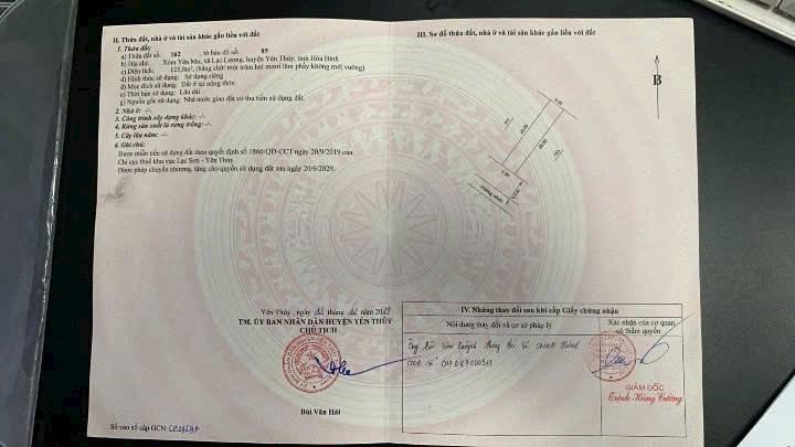 Đất nền kinh doanh Lạc Lương 125m² giá 950 triệu - Mặt tiền 5m siêu hiếm!