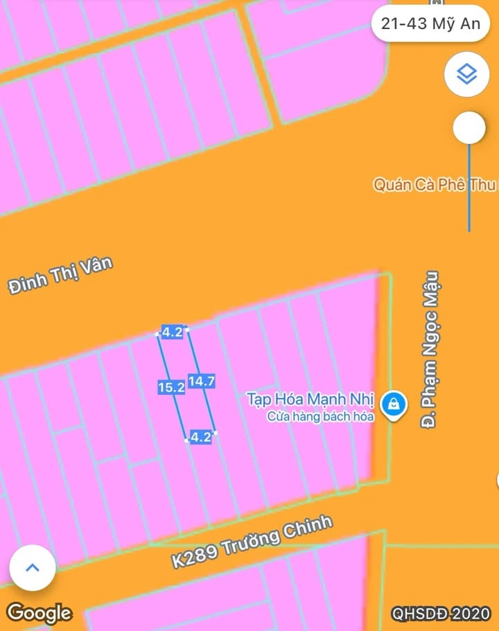 Nhà cấp 4 mặt tiền đường Đinh Thị Vân, quận Thanh Khê, 64m² giá 5 tỷ - Kinh doanh thuận lợi!