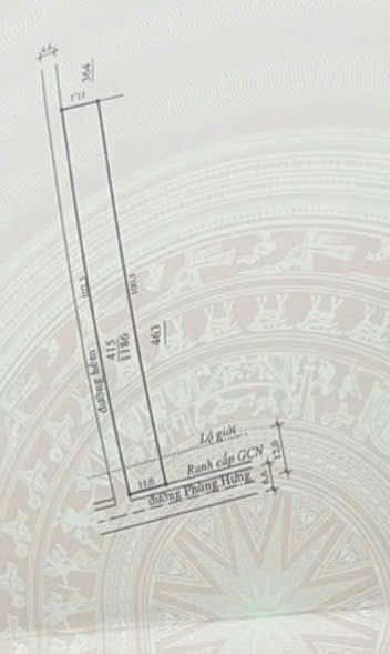 Đất 2 mặt tiền đường Phùng Hưng 1186m² giá chỉ 3.1 tỷ - Đầu tư sinh lời!