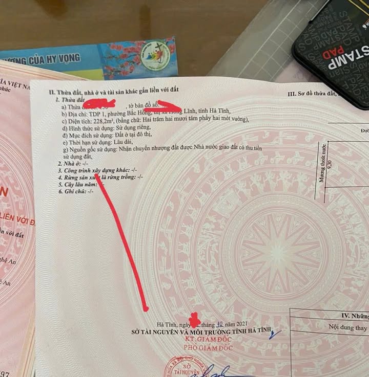 Đất nền Hồng Lĩnh 210.18m² giá 1.9 tỷ - Mặt đường Kinh Dương Vương