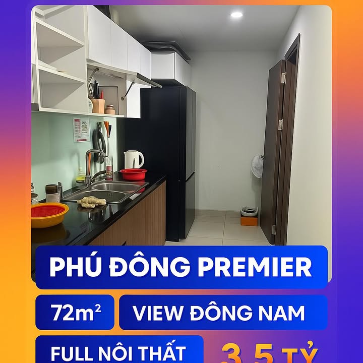 Căn hộ Phú Đông Premier Dĩ An 72m² giá 3.5 tỷ - View Đông Nam thoáng mát!