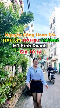 Nhà phố kinh doanh mặt tiền Nguyễn Công Hoan Phú Nhuận 60m² giá 10 tỷ - Đầu tư sinh lời ngay!