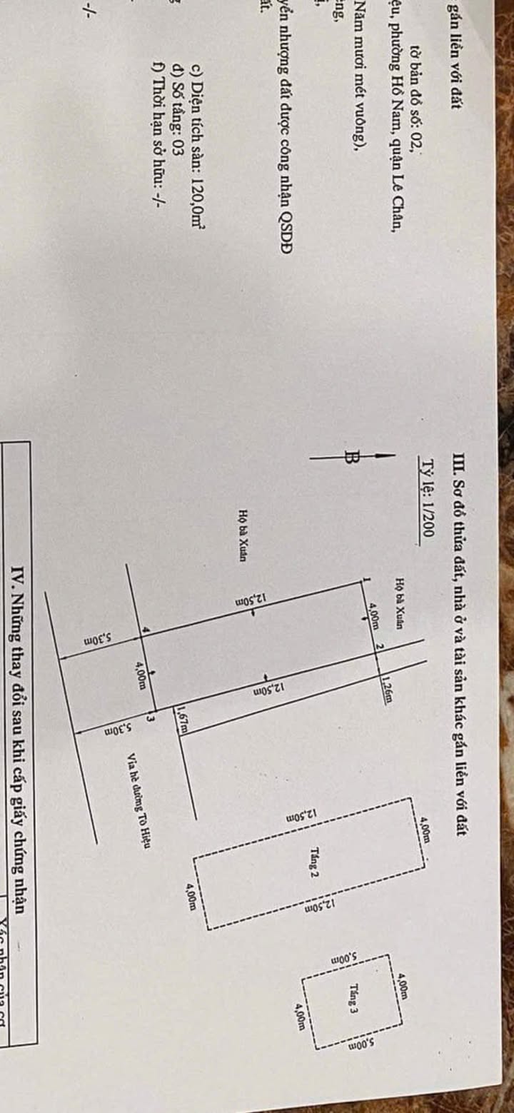 Nhà mặt đường Tô Hiệu, Lê Chân, Hải Phòng 50m² giá 15 tỷ - Đầu tư sinh lời ngay!