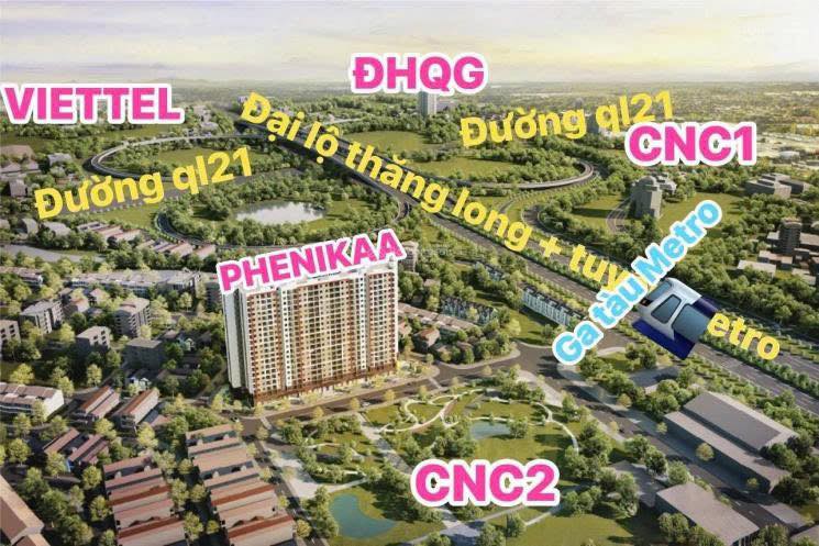 Căn hộ Phenikaa Tower Thạch Thất 53m² giá chỉ 42 triệu/m² - Cơ hội đầu tư hấp dẫn!