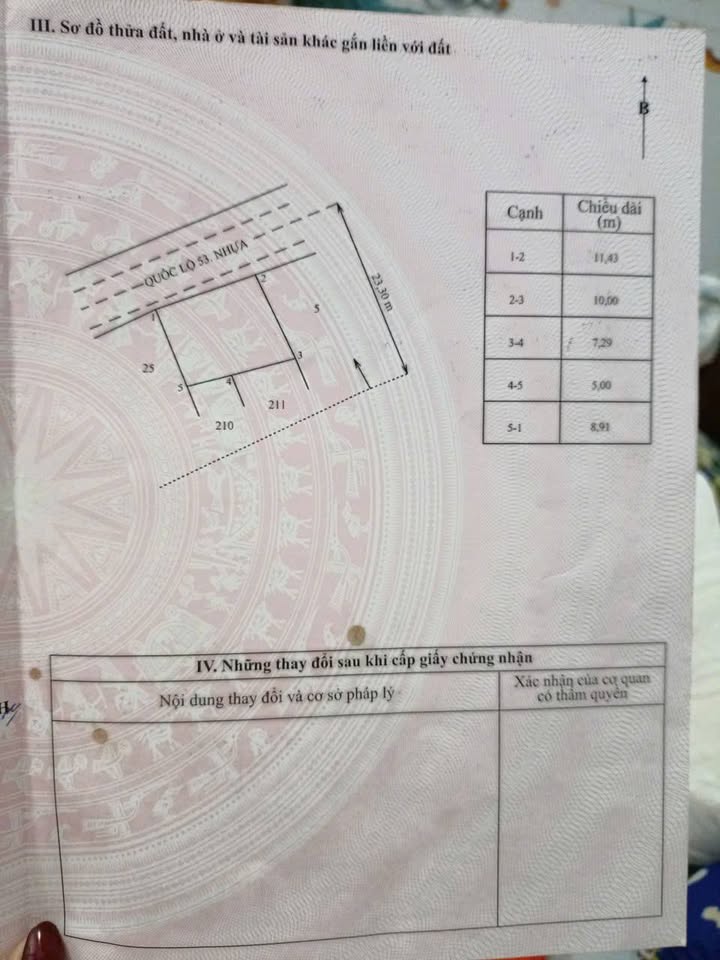 Đất nền Duyên Hải 110m² giá 350 triệu - Mặt tiền QL53, ngay trường mẫu giáo