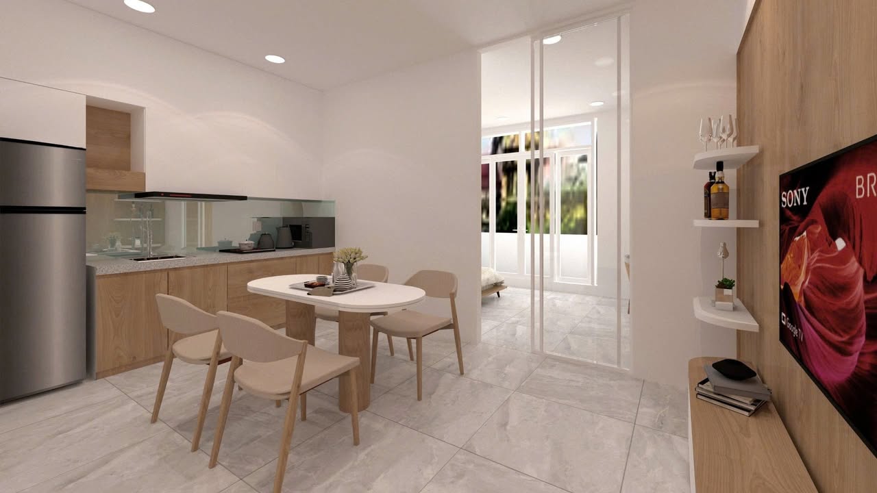 Căn hộ cho thuê 1 phòng ngủ tại Phạm Văn Đồng, Đà Nẵng - Giá 100 triệu/tháng - Sát biển!