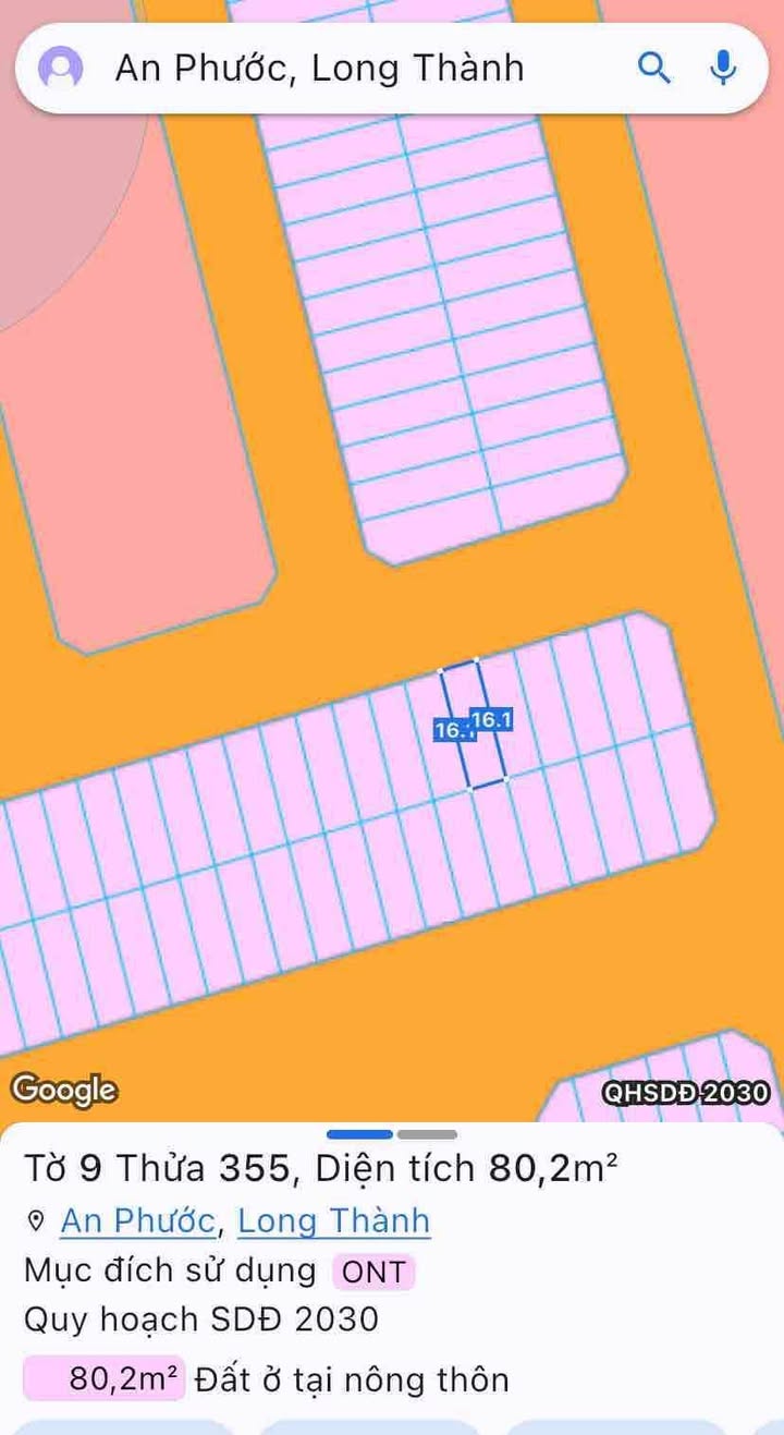 Đất nền khu dân cư Nhật Tường, An Phước, Long Thành 80m² - Sổ hồng riêng, đầu tư hiệu quả!