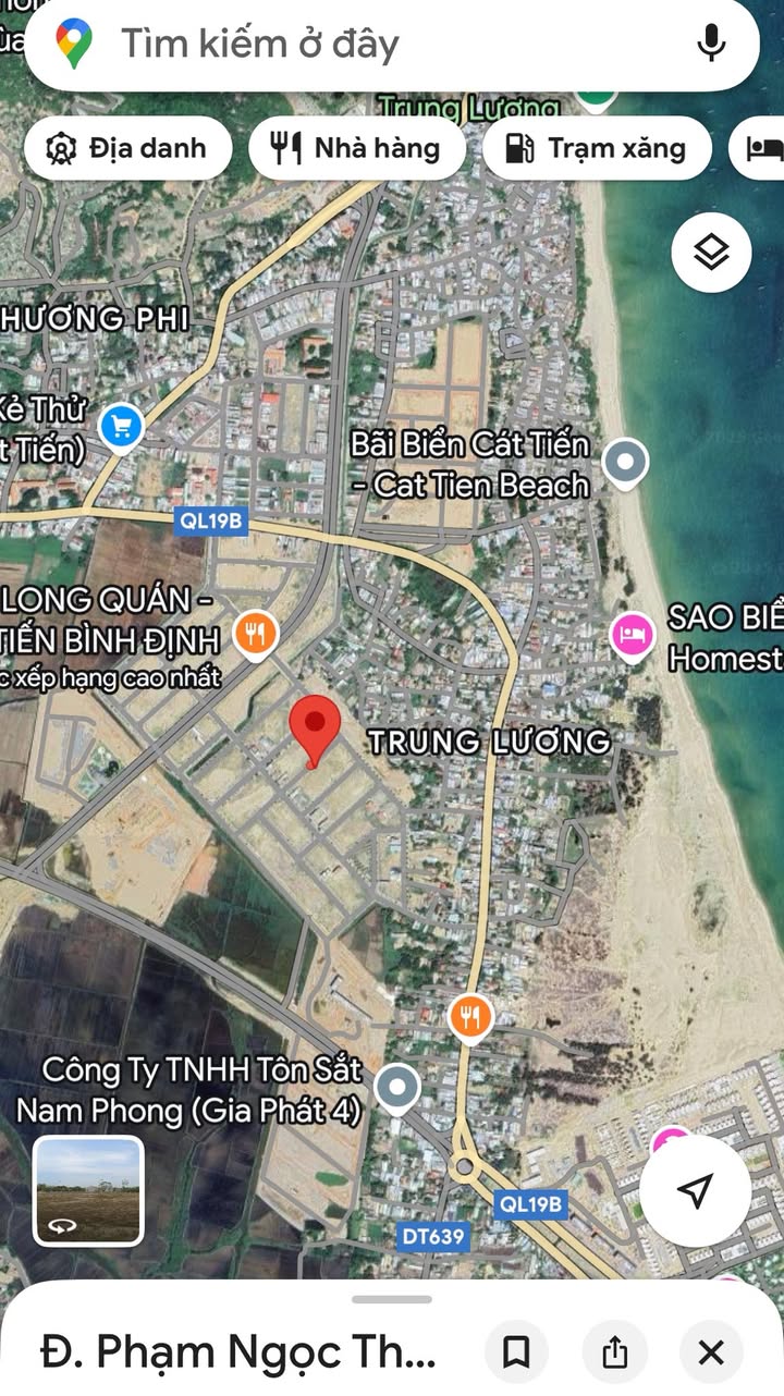 Đất nghỉ dưỡng đường Phạm Ngọc Thạch, Cát Tiến 125m² - Gần biển chỉ 500m!