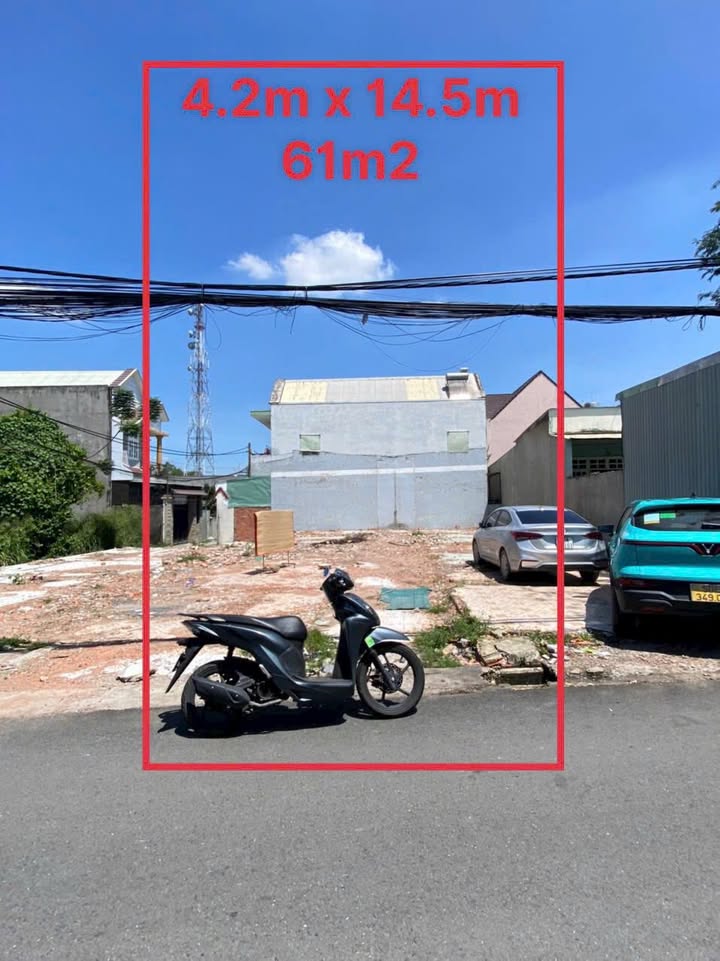 Đất nền KP1, P. Tân Hiệp, Biên Hòa 61m² giá 2 tỷ - Mặt tiền kinh doanh lý tưởng!