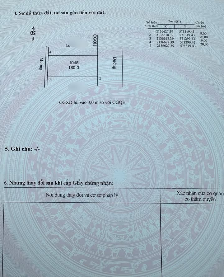 Đất tái định cư Long Sơn 180m² - Chính chủ bán gấp, giá thương lượng