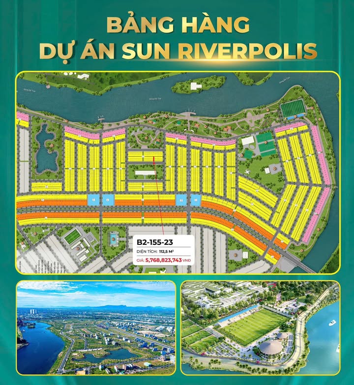 Đất nền Hòa Xuân Đà Nẵng 112.5m² giá 5.818 tỷ - View Công Viên tuyệt đẹp!