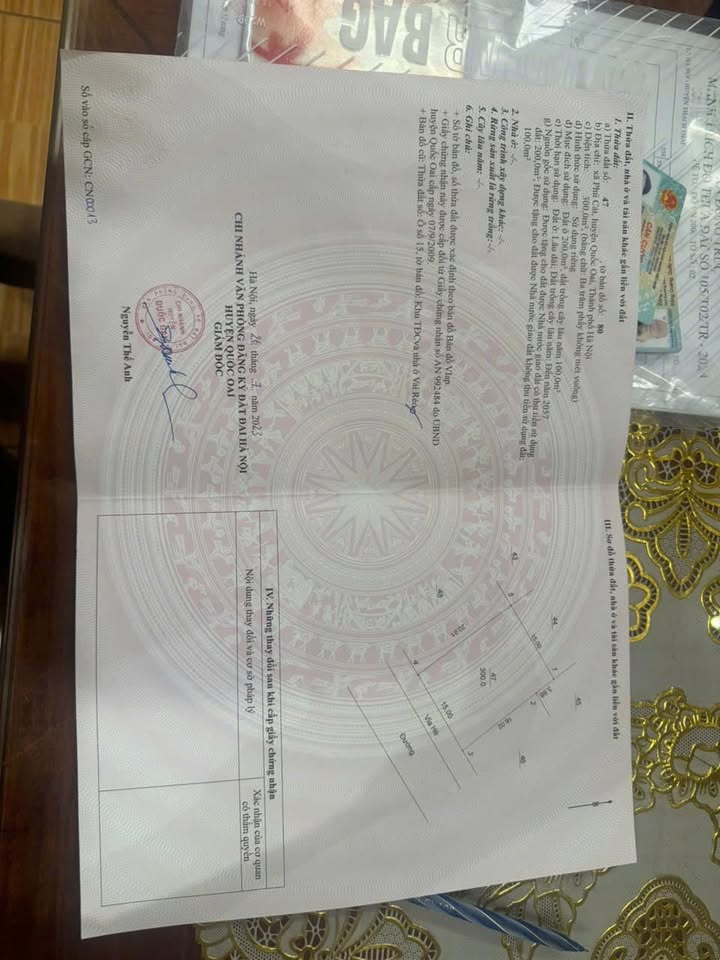 Đất nền Quốc Oai 300m² mặt tiền 15m - Sẵn sàng đầu tư ngay!