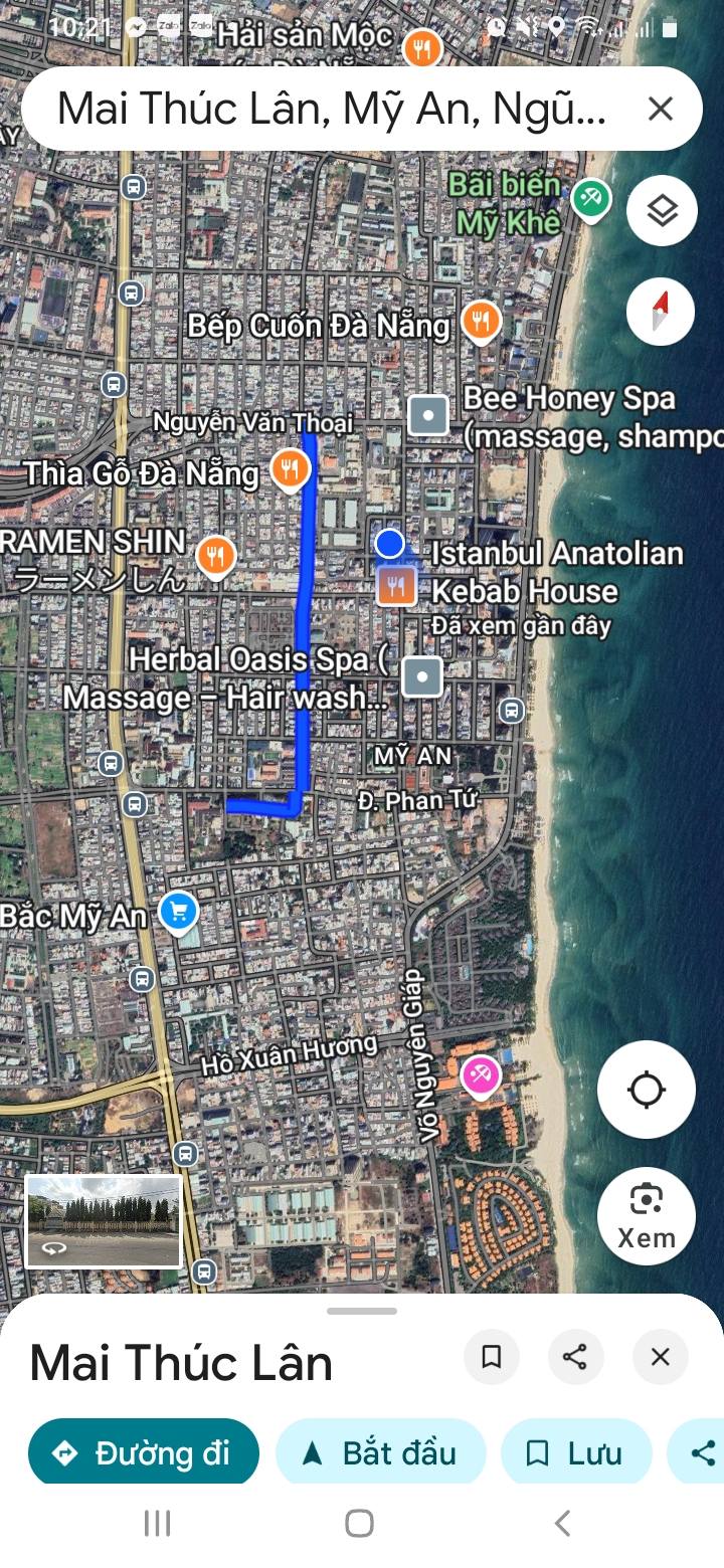 Lô đất góc 140m² đường Mai Thúc Lân - Cách biển Mỹ Khê chỉ 3 phút