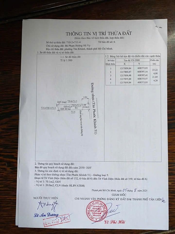 Đất nền Tân Phước Khánh 90m² giá 2.25 tỷ - Mặt tiền đường nhựa rộng rãi