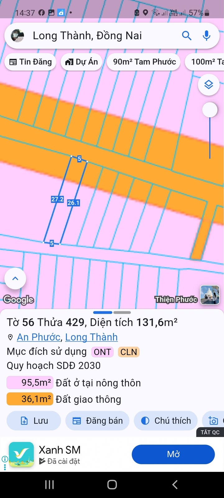 Mặt tiền FrontHouse Lê Duẩn Long Thành 5.27m² giá 3 tỷ - Kinh doanh sầm uất!