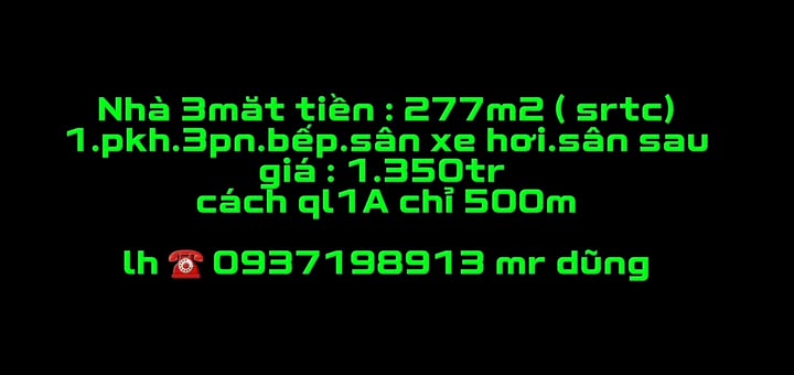 Nhà riêng Hưng Thịnh, Trảng Bom 277m² giá 1.35 tỷ - Đầu tư sinh lời ngay!