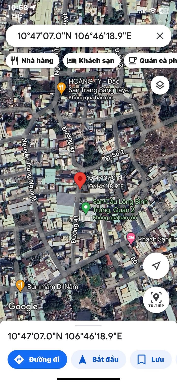 Nhà mặt tiền đường số 41, Bình Trưng Đông, Quận 2 - Diện tích 1.080,8m², giá 80 tỷ - Cơ hội đầu tư tuyệt vời!