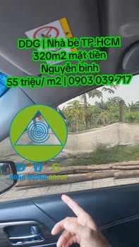 Đất nền mặt tiền Nguyễn Bình, Nhà Bè 320m² giá 18.24 tỷ - Cơ hội đầu tư sinh lời!