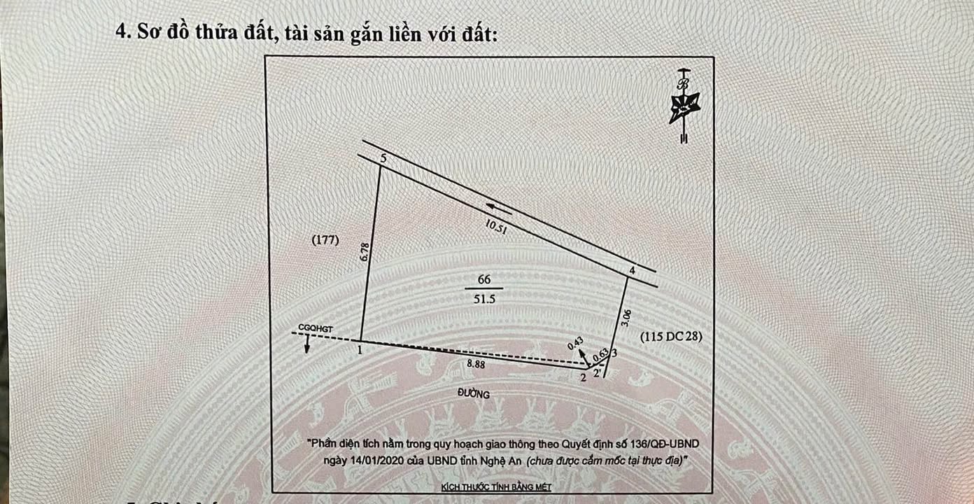 Đất phường Trường Thi Vinh 51.5m² giá 3 tỷ - Cơ hội đầu tư tuyệt vời!