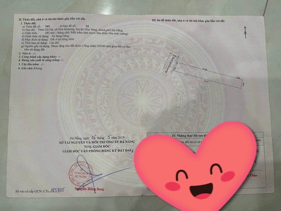 Đất nền Hòa Khương 185m² giá 1.15 tỷ - Cơ hội đầu tư tuyệt vời!