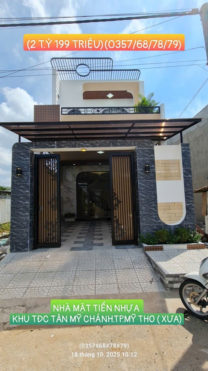 Nhà lầu mặt tiền nhựa 90m² giá 2.199 tỷ - Đầu tư sinh lời tại Mỹ Phong!