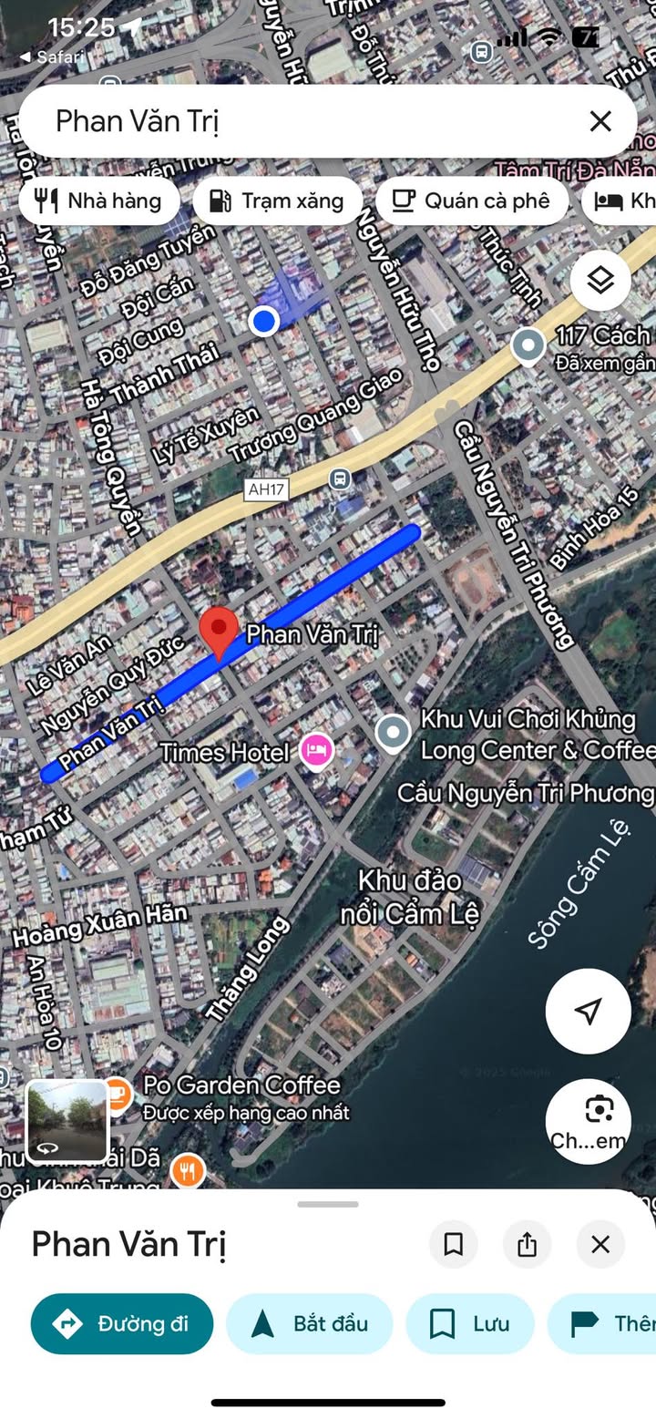 Nhà riêng đường Phan Văn Trị, Cẩm Lệ 198m² giá 13 tỷ - Hướng Tây Bắc, thương lượng!