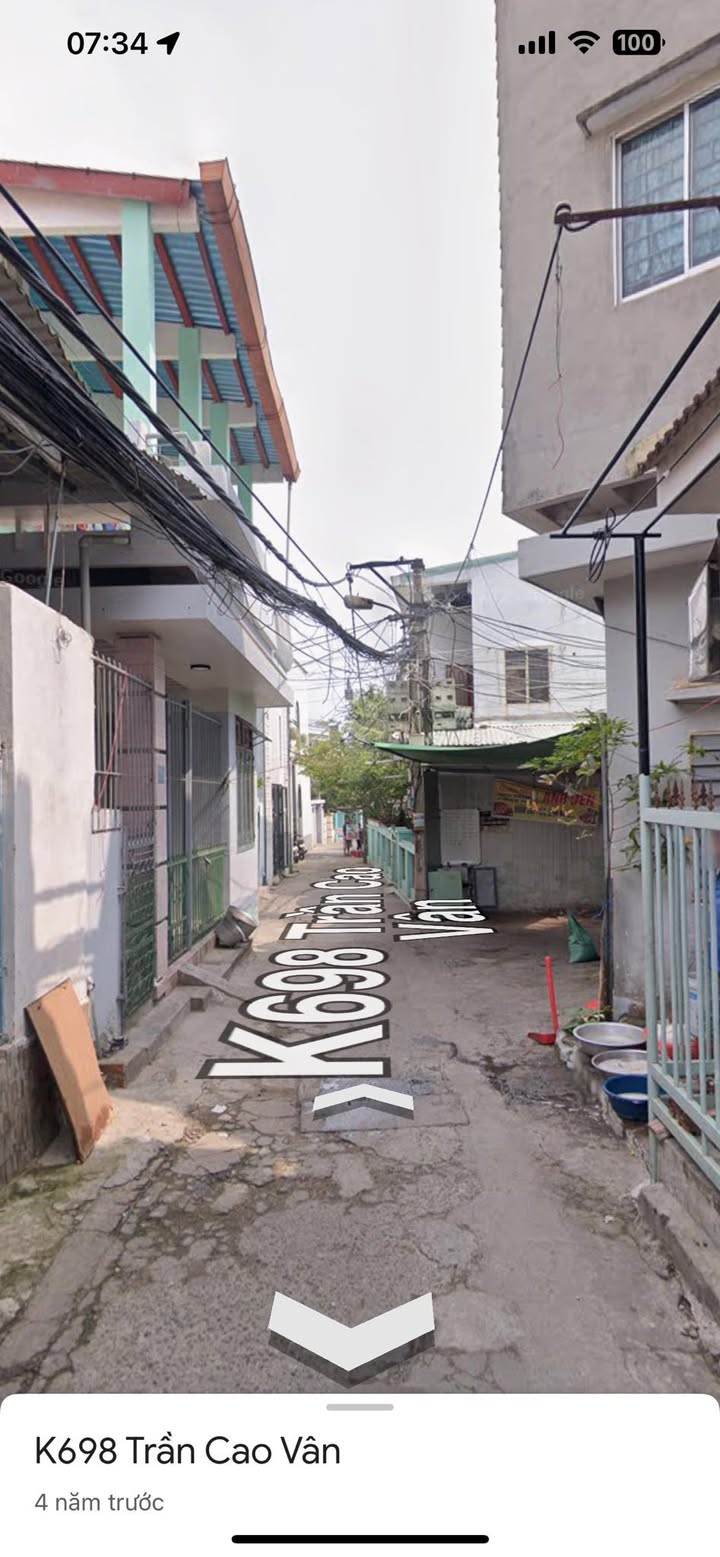 Nhà 3 tầng kiệt ô tô Trần Cao Vân, Đà Nẵng 122m² giá 6.2 tỷ - Đầu tư sinh lời hấp dẫn!