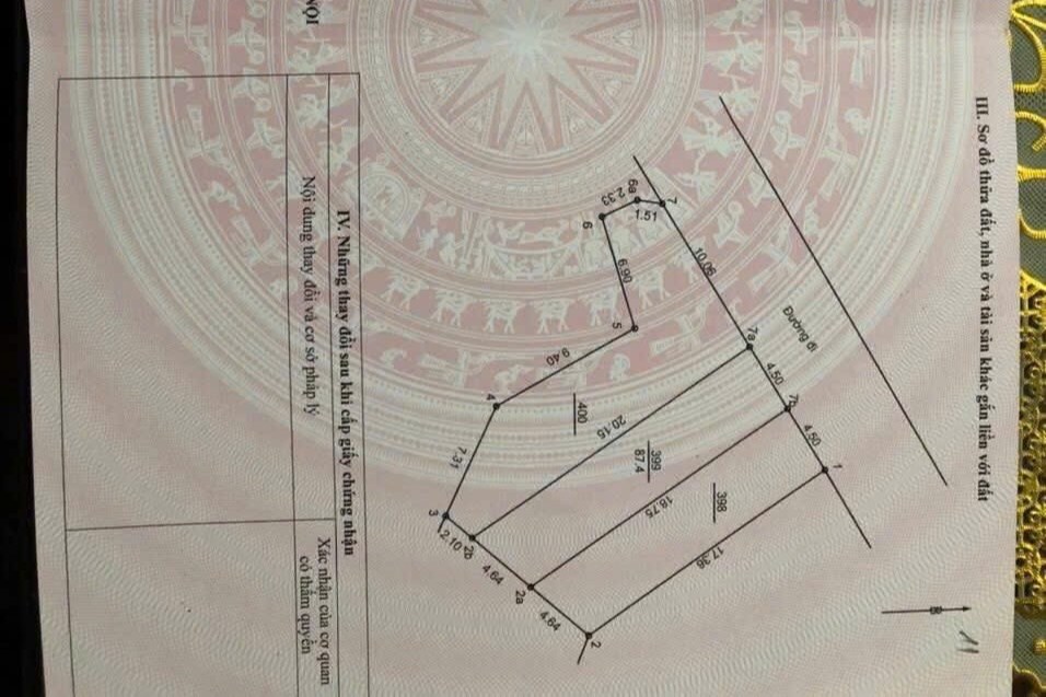 Đất thổ cư chính chủ tại Tùng Thiện, Sơn Tây - Diện tích 87m², giá thỏa thuận!