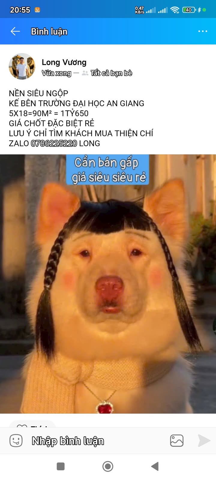 Đất nền An Giang 90m² chỉ 1.65 tỷ - Cơ hội đầu tư vàng!