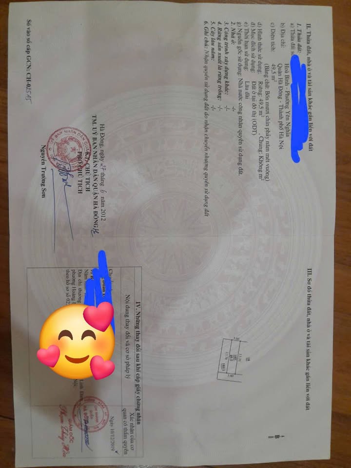 Đất Yên Nghĩa Hà Đông 49.5m² giá 4 tỷ - Chính chủ bán gấp!