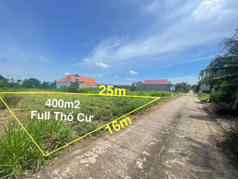 Đất TDC An Hoà - Đức Bình 400m² giá 500 triệu - Đường oto, gần chợ trường