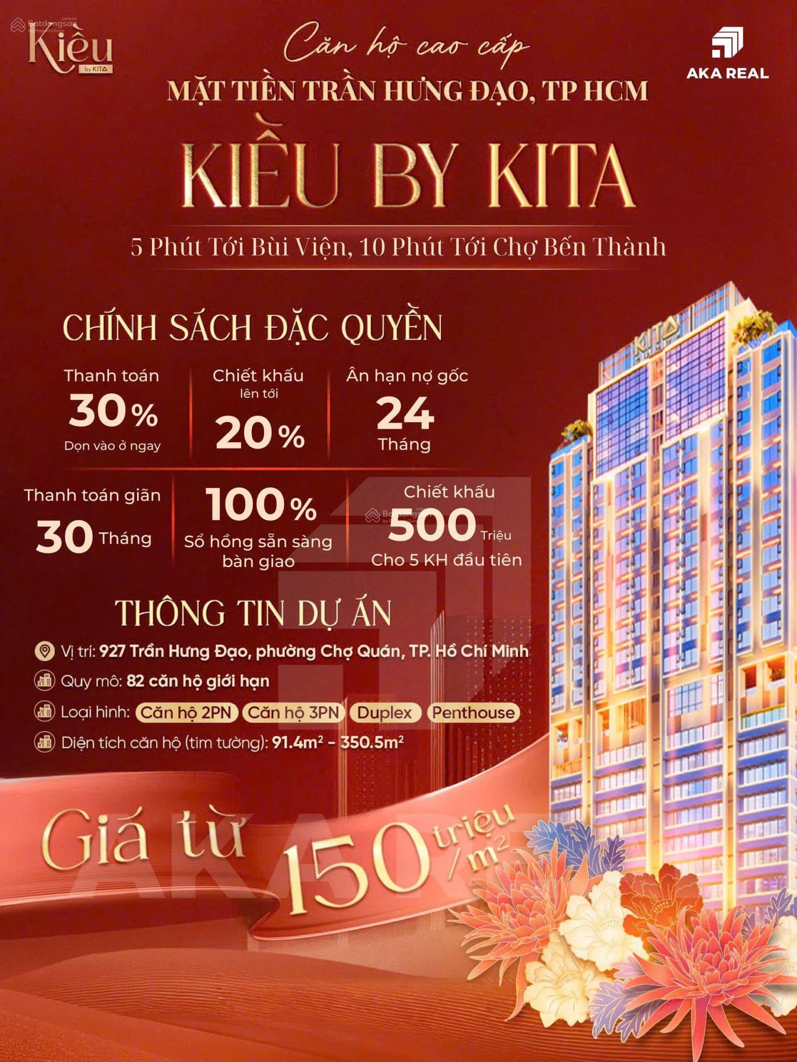 Căn hộ Duplex Kiều By Kita Quận 5 - Giá chỉ 25.9 tỷ - Sổ hồng công chứng nhận nhà ngay!