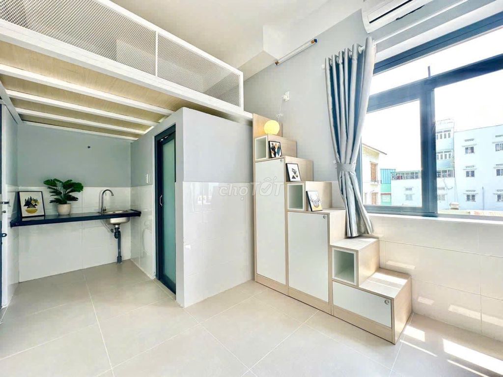 Căn hộ cho thuê 30m² tại Khuông Việt - Đầy đủ nội thất, an ninh 24/7!