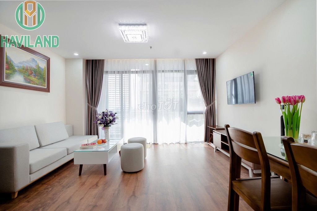 Căn hộ 1 phòng ngủ hiện đại Đinh Đạt 40m² giá 12 triệu - Gần biển, có phòng gym!