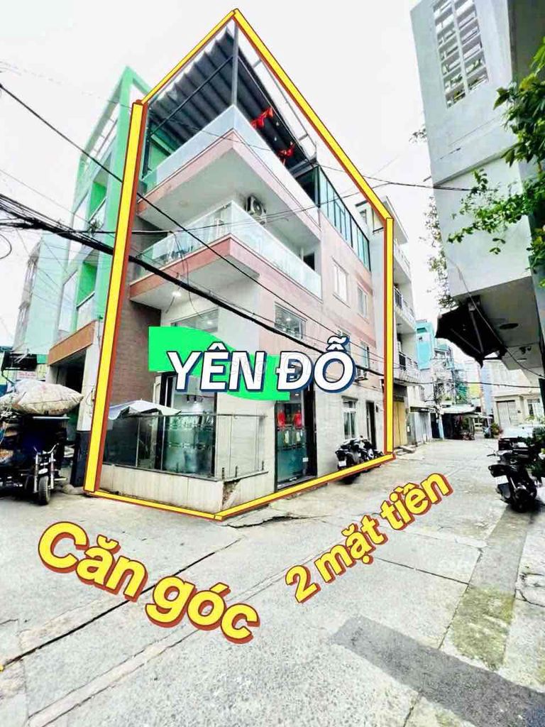 Nhà góc 2 mặt tiền Yên Đỗ, Bình Thạnh 45m² giá 8.99 tỷ - Đầu tư sinh lời ngay!