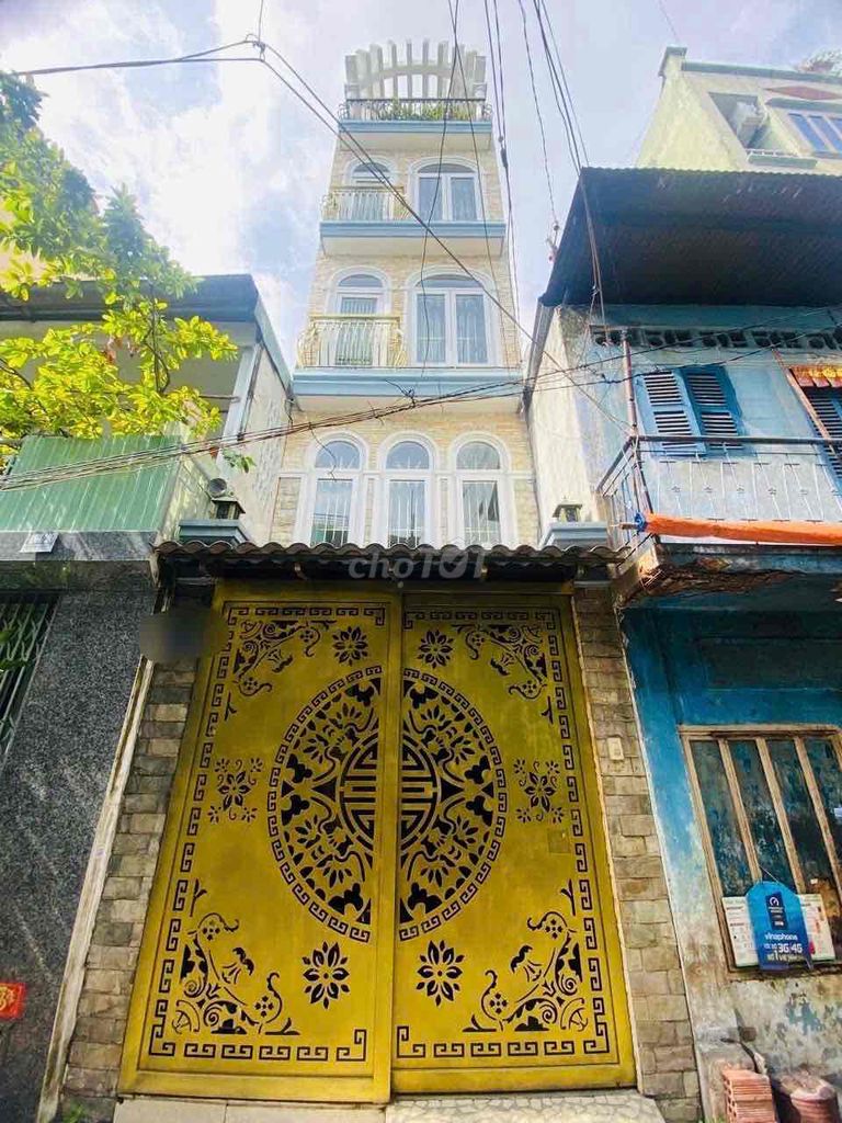 Nhà Đẹp Quận 10 5 Tầng 4 PN Gần Mặt Tiền Chỉ 6 Tỷ 9