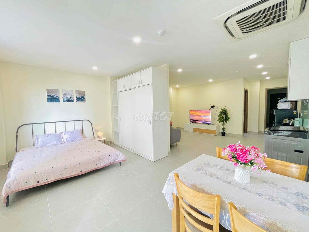 Căn hộ studio ban công 40m² giá 8.5 triệu - Không chung chủ, tự do giờ giấc!