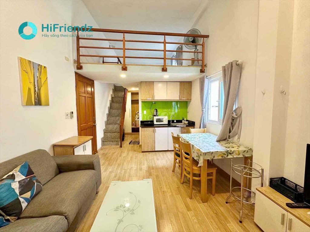 Căn hộ Duplex Bến Vân Đồn 52m² giá 9.5 triệu - Full nội thất sang trọng!